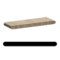 1x10 Doman Bullnose Bleachers Pattern Board.