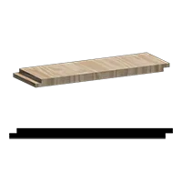 1x10 Shiplap Doman pattern board.