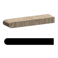 2x12 Doman Bullnose Pattern Board