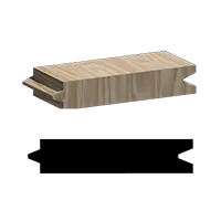 2x8 Doman Big V Pattern Board