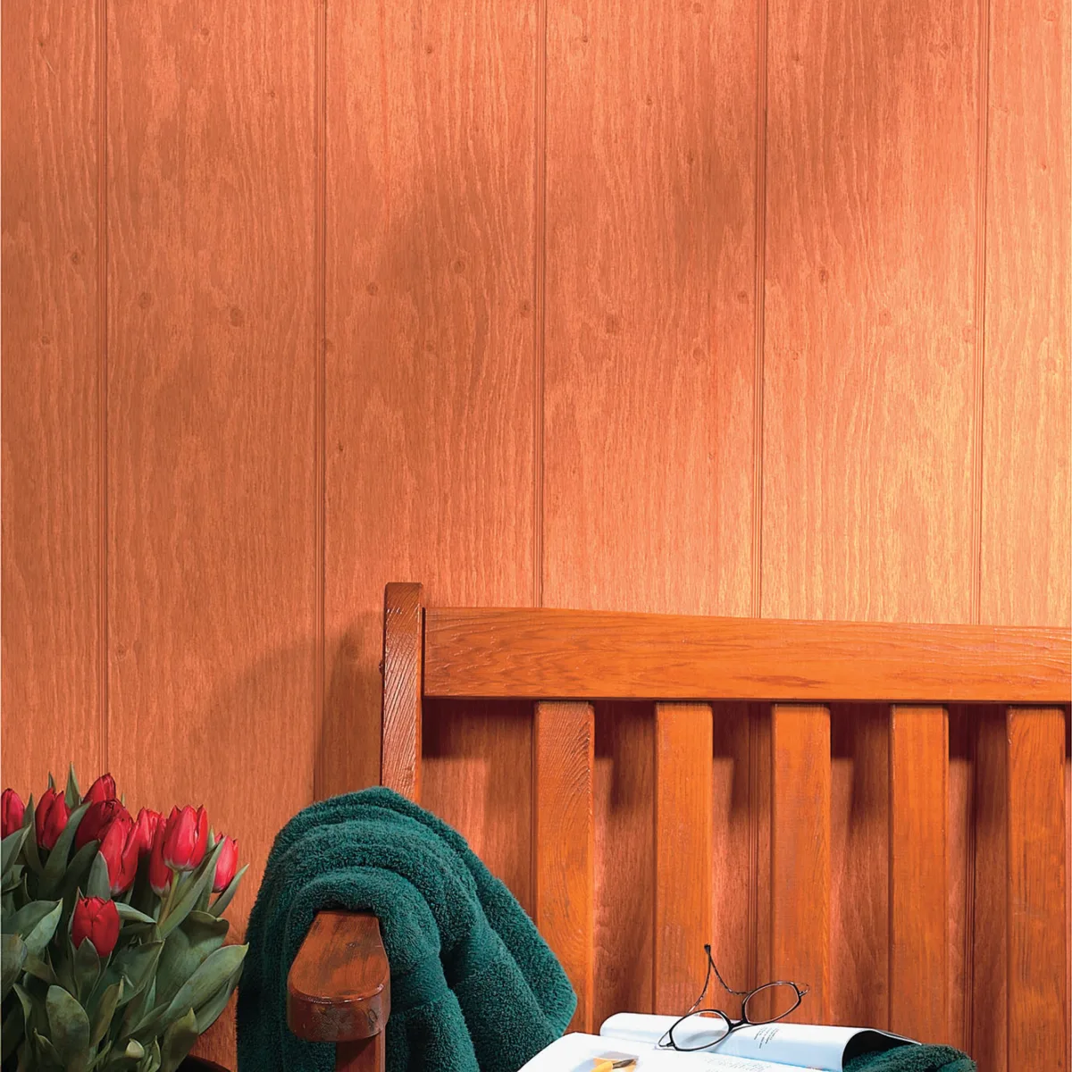 Chalet cedar tone slider