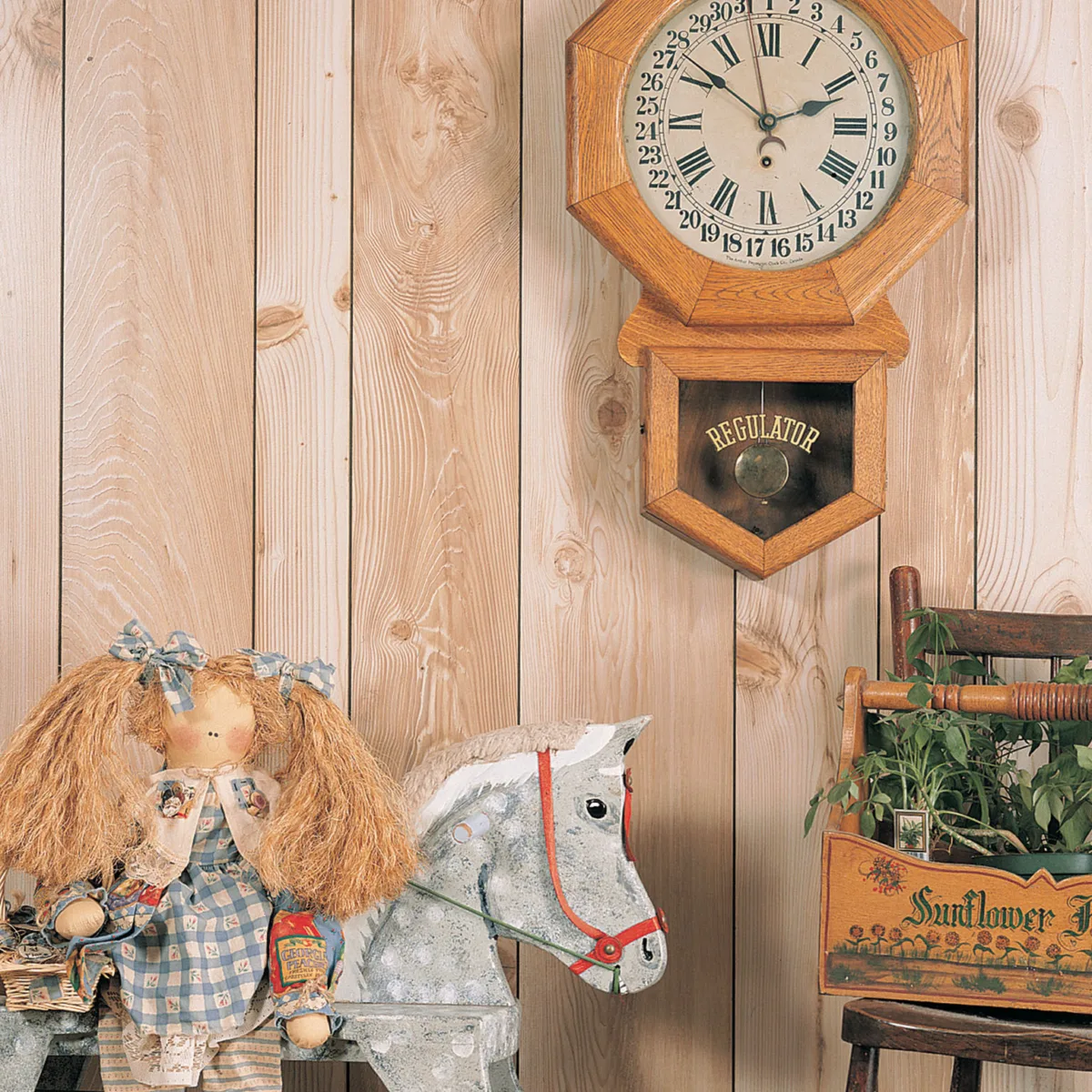 Panneaux de lambris muraux décoratifs Doman - Rosedale ridge pine - Salon