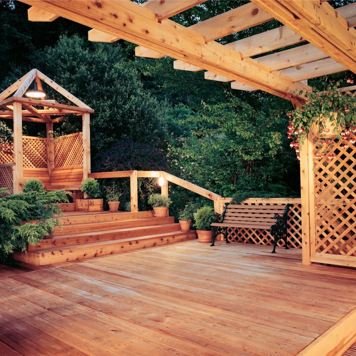 Cedar Products decking and railing