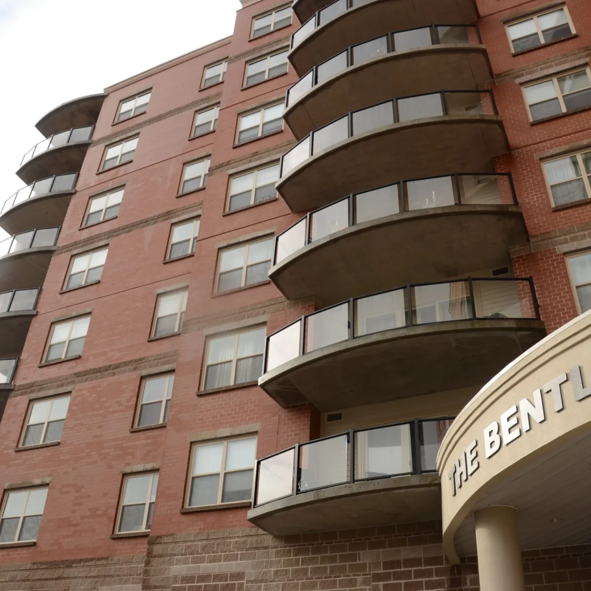 Century Aluminum Railings balconies on multi-dwelling