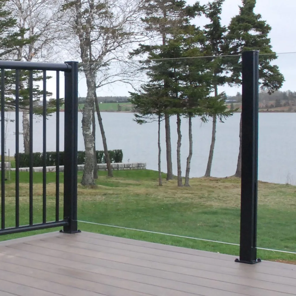 Century Aluminum Railings Glass Picket Combo Feature 5