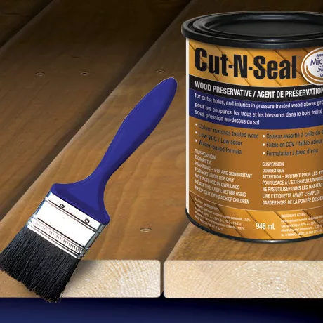 Cut-N-Seal wood preservative for Pressure Treated Wood