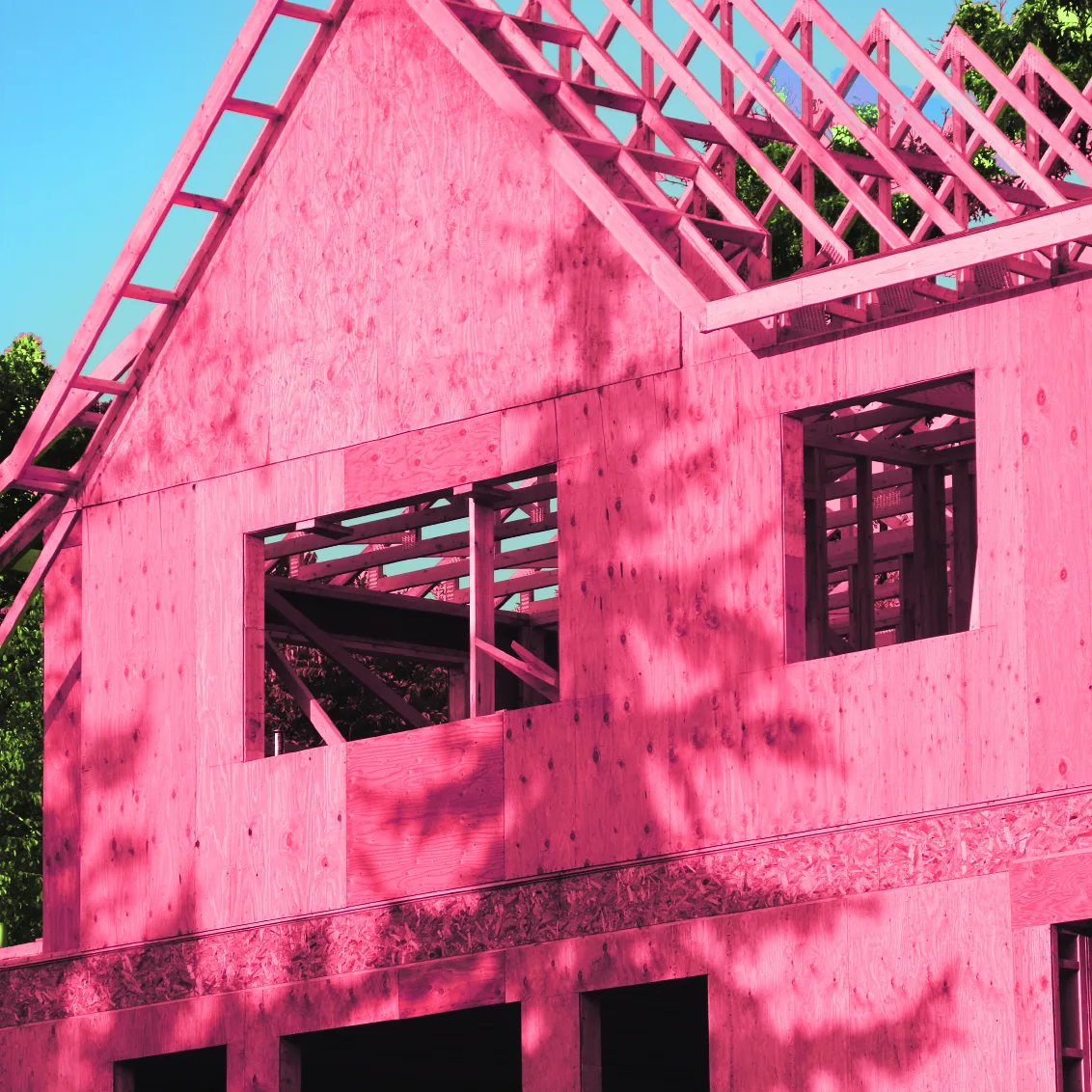 D-blaze fire-retardant treated wood construction