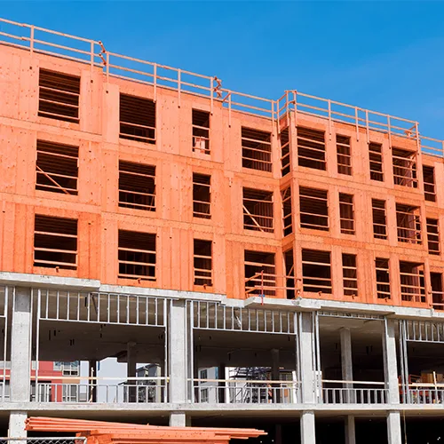 D-blaze fire-retardant treated wood framing