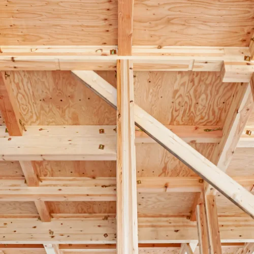 D-blaze fire-retardant treated wood frame