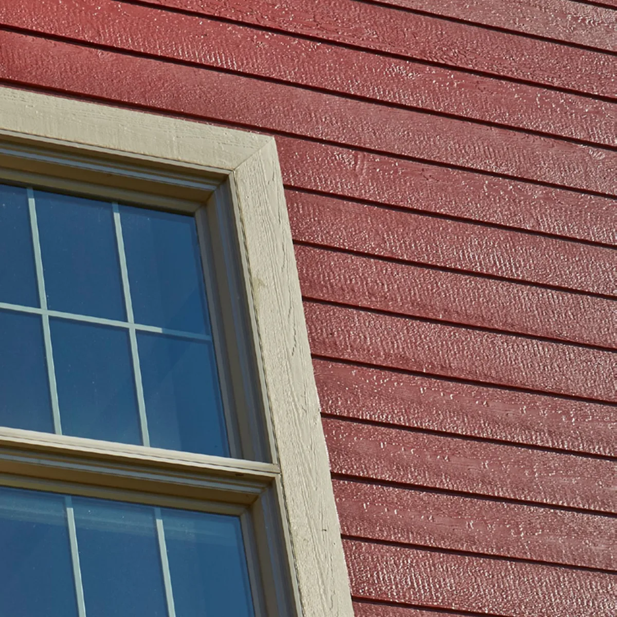 Diamond Kote Building Products - LP SmartSide Prefinishing - siding and trim red house