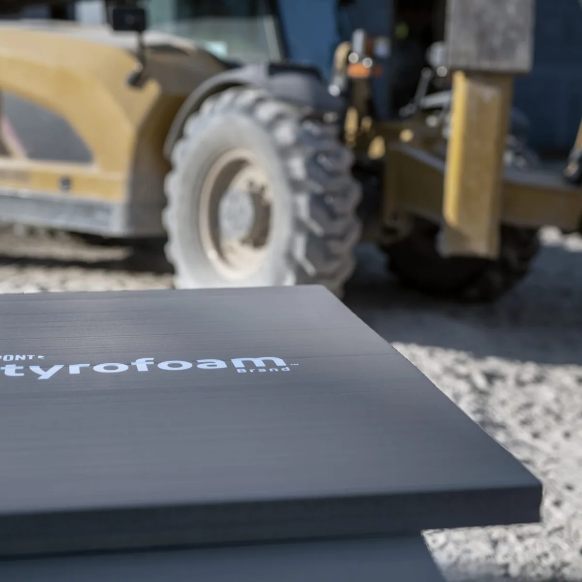DuPont Styrofoam™ Brand XPS Insulation Grey Job site