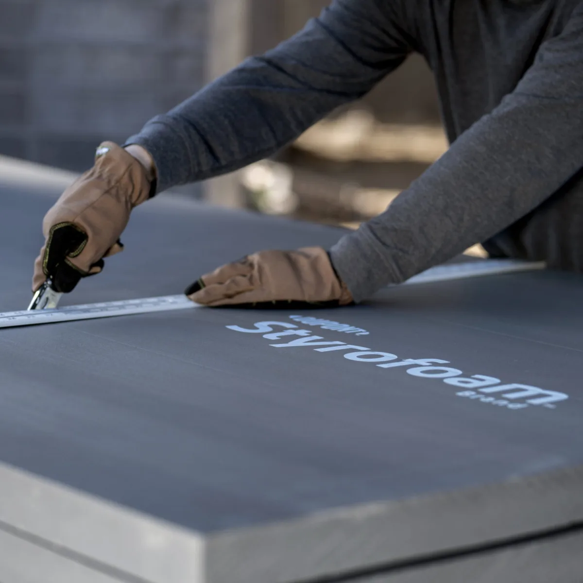 DuPont Styrofoam™ Brand XPS Insulation Grey Cutting LR