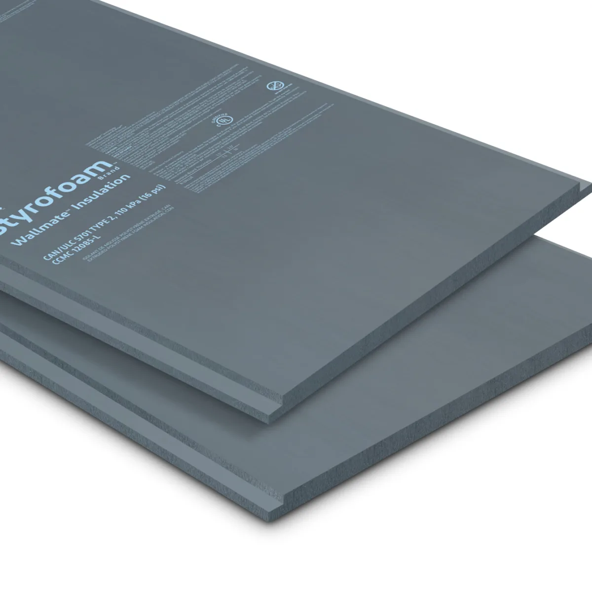 DuPont Styrofoam™ Brand XPS Insulation Wallmate CA 61x244 Stack