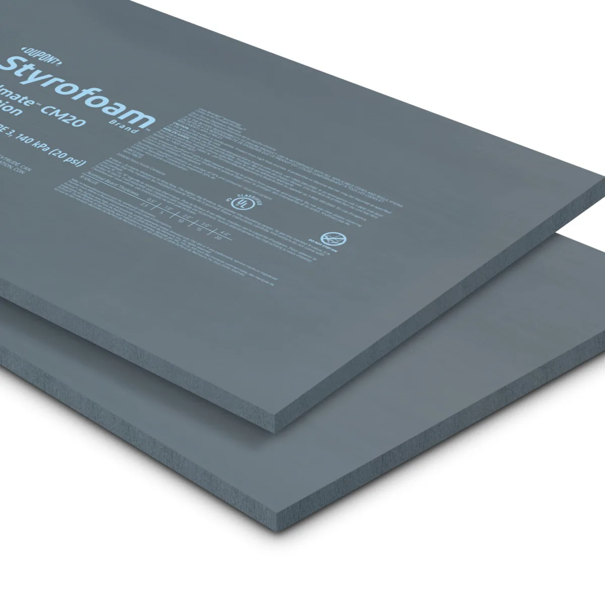 DuPont Styrofoam™ Brand XPS Insulation Cladmate Stack