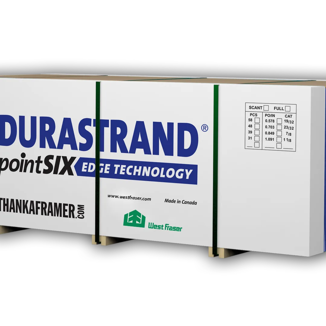 Durastrand pointSix - Panneaux de sous-plancher embouvetés - West Fraser - unité