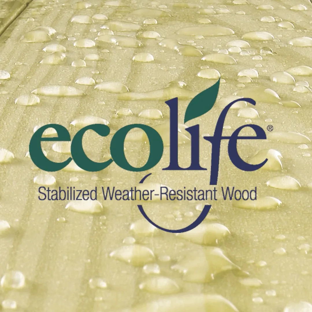 ecolife treated wood southern yellow pine with DCOI - Stabilized Weather-Resistant Wood