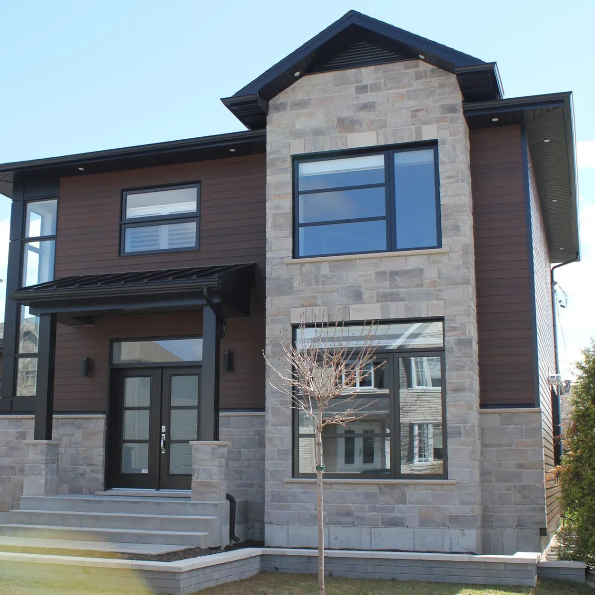 Expression - Revêtement préfini en fibrociment James Hardie - maison - grain de café 3