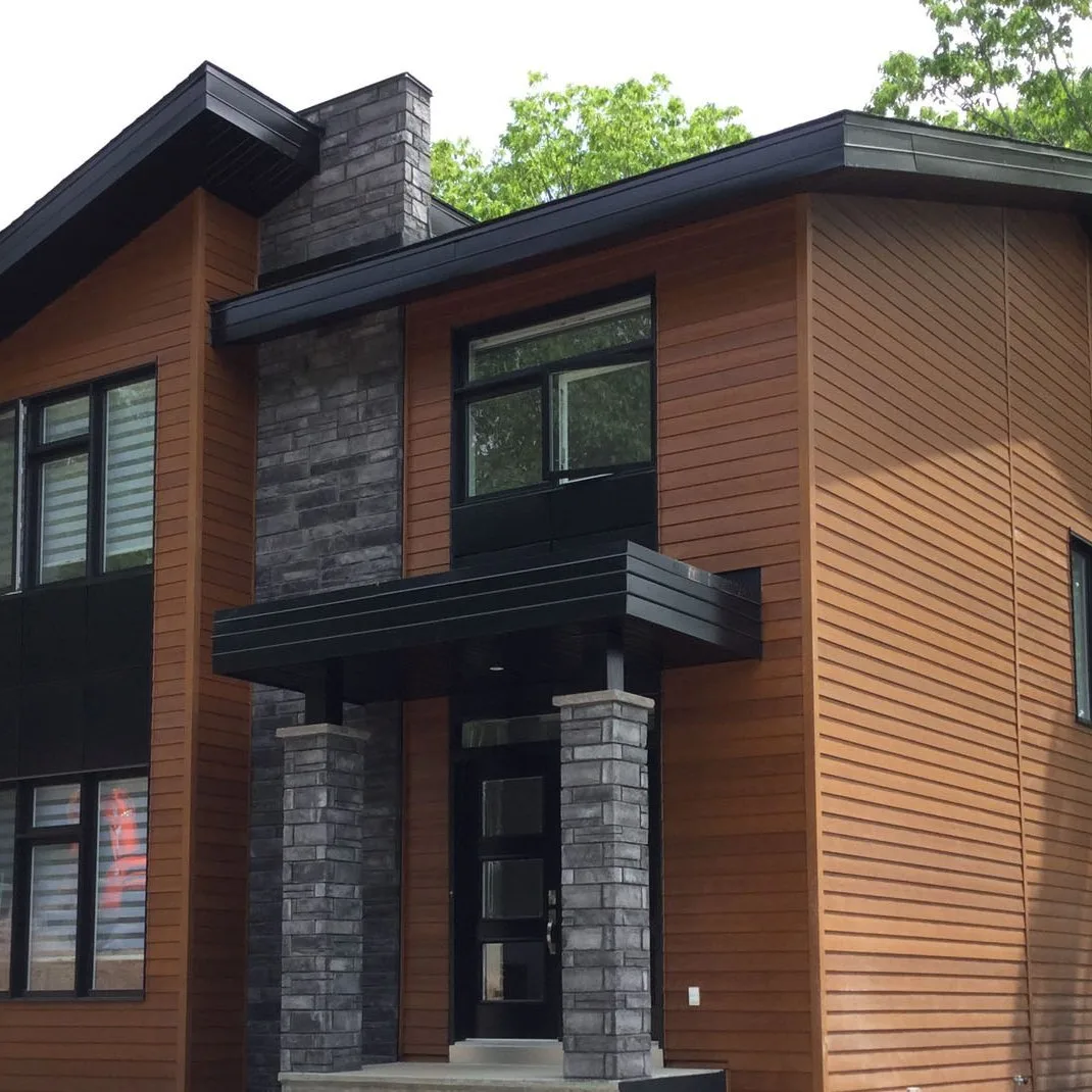 Expression - Revêtement préfini en fibrociment James Hardie - maison - cedre 2