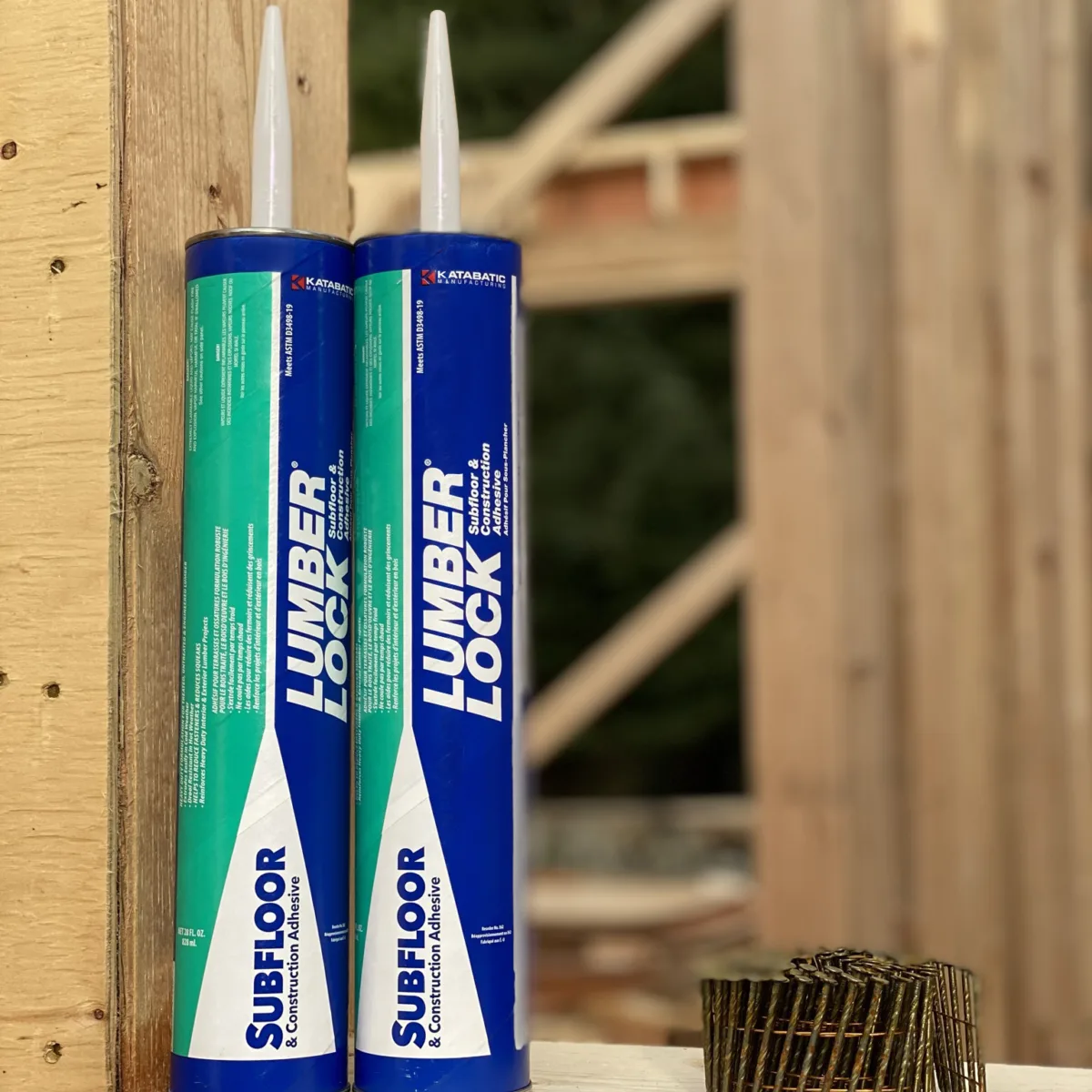 LUMBER LOCK - adhésif de construction 2 tubes