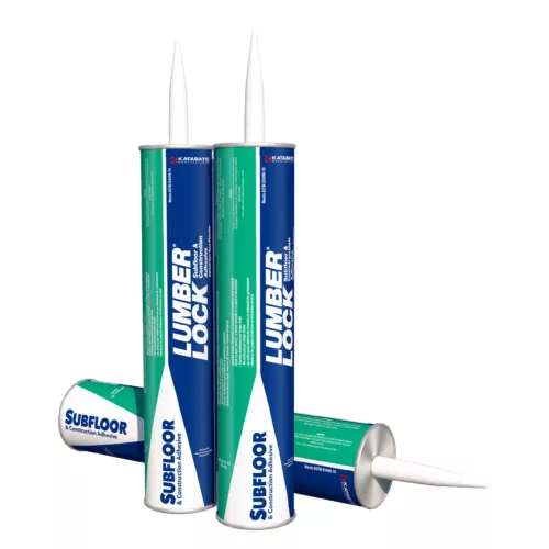LUMBER LOCK Subfloor and Construction Adhesive family shot