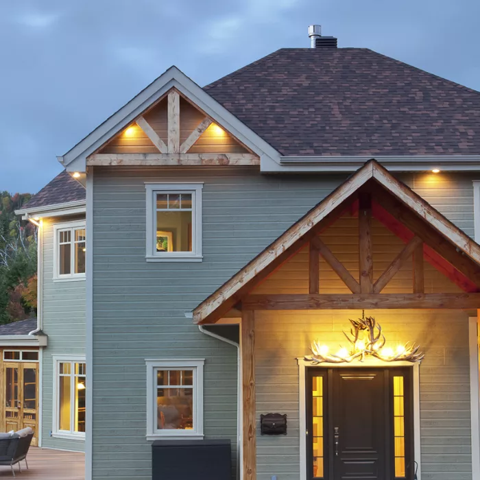 Maibec CanExel Engineered Siding - green home