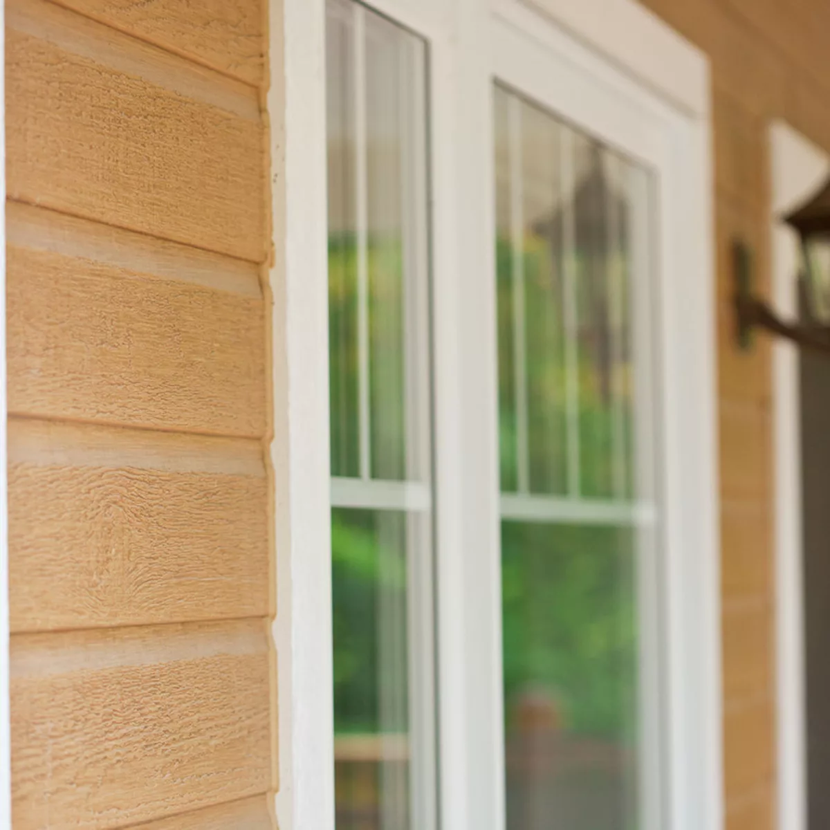 Maibec CanExel Engineered Siding window