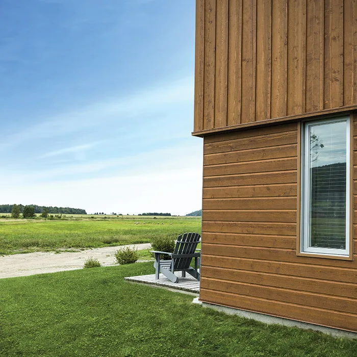 Maibec Genuine Wood Siding - Lambris de bois véritable projet