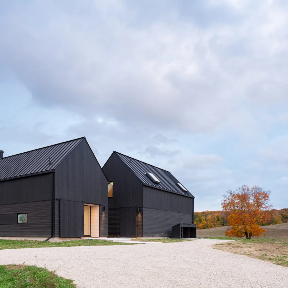 Maibec Genuine Wood Siding - Lambris de bois véritable Wanda Ely Architect Moderne Charbon de mer 3