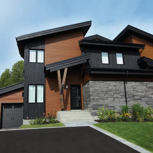 Maibec Genuine Wood Siding - single family home