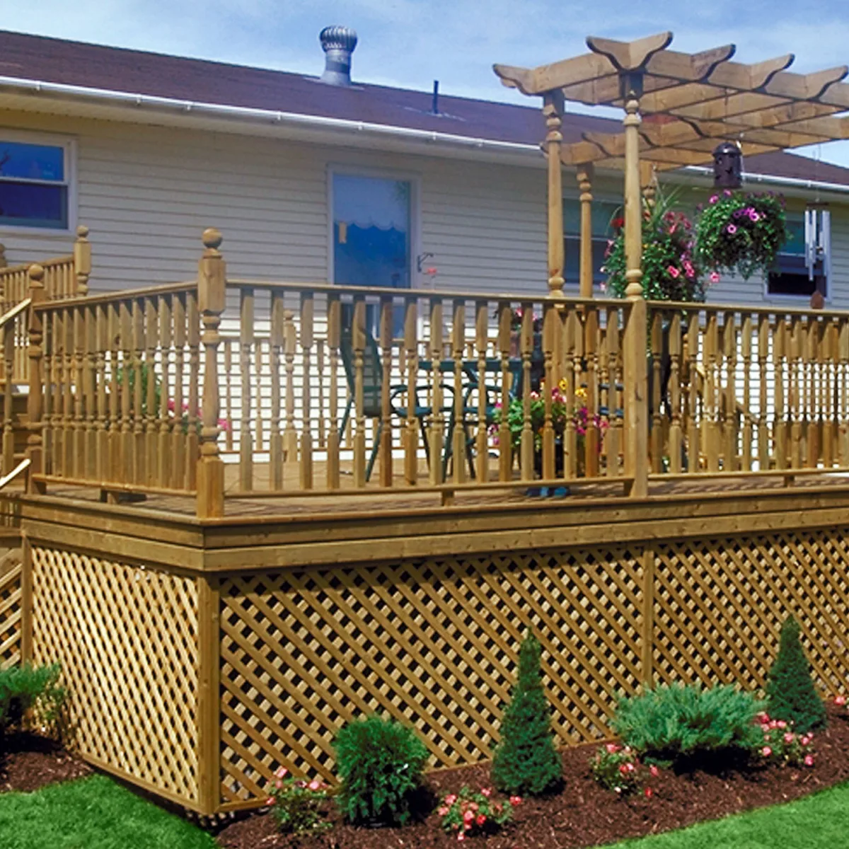 Marwood - Suntrellis Outdoor Deck Accessories and Lattice - Marwood Treated Decking