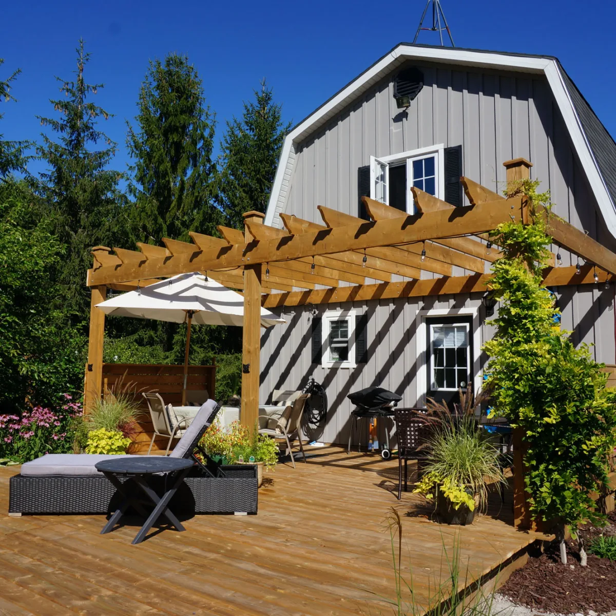 MicroPro Sienna - Bois traité - patio traité