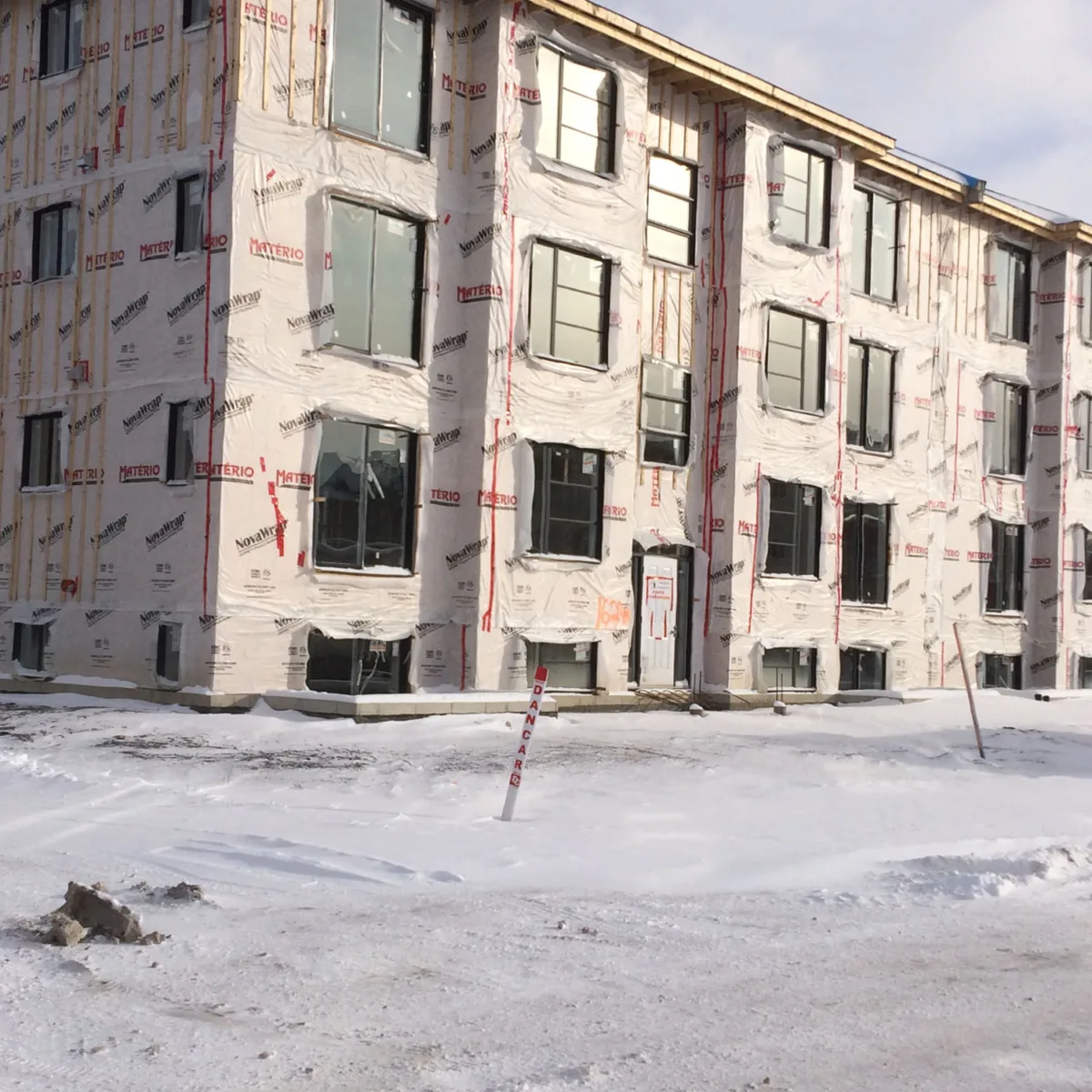 Tuck® NovaWrap™ Premium Building Wrap - construction