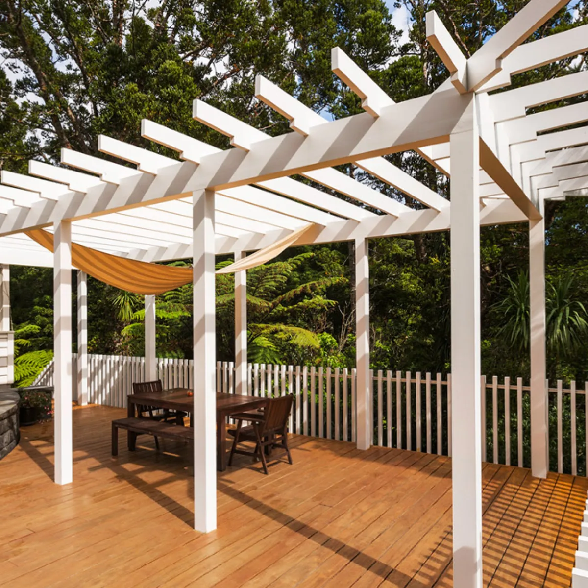 Tru-Pine Posts, Beams & Boards house pergola