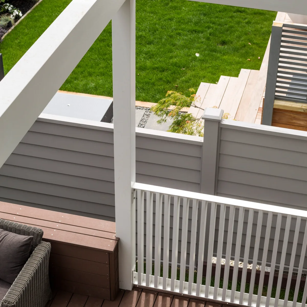 Tru-Pine Posts, Beams & Boards house privacy boards