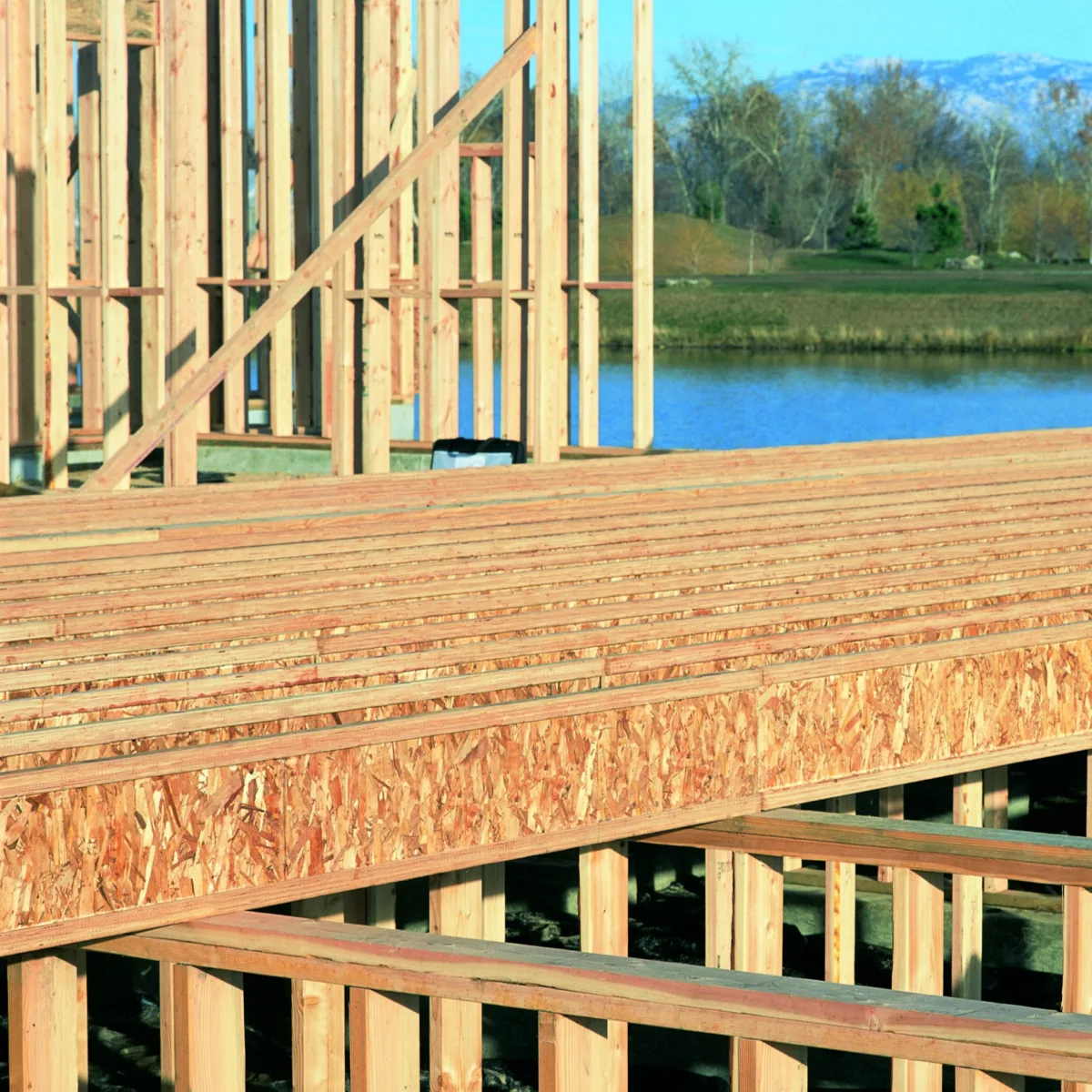 plancher avec solives en I de PWT