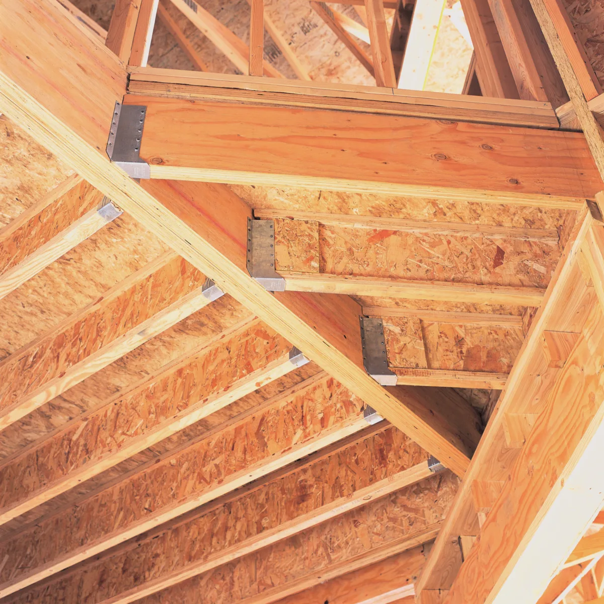 plafond avec solives en I de PWT