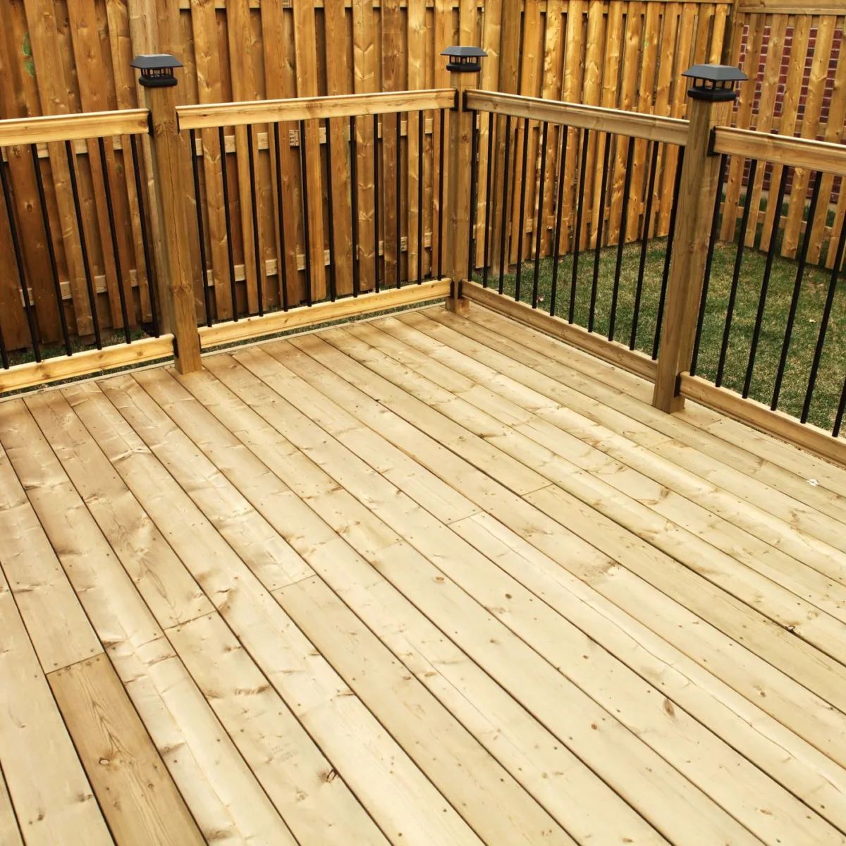 Southern Yellow Pine Decking Components rails and plank