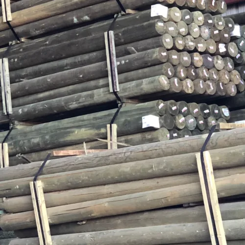 Treated round posts