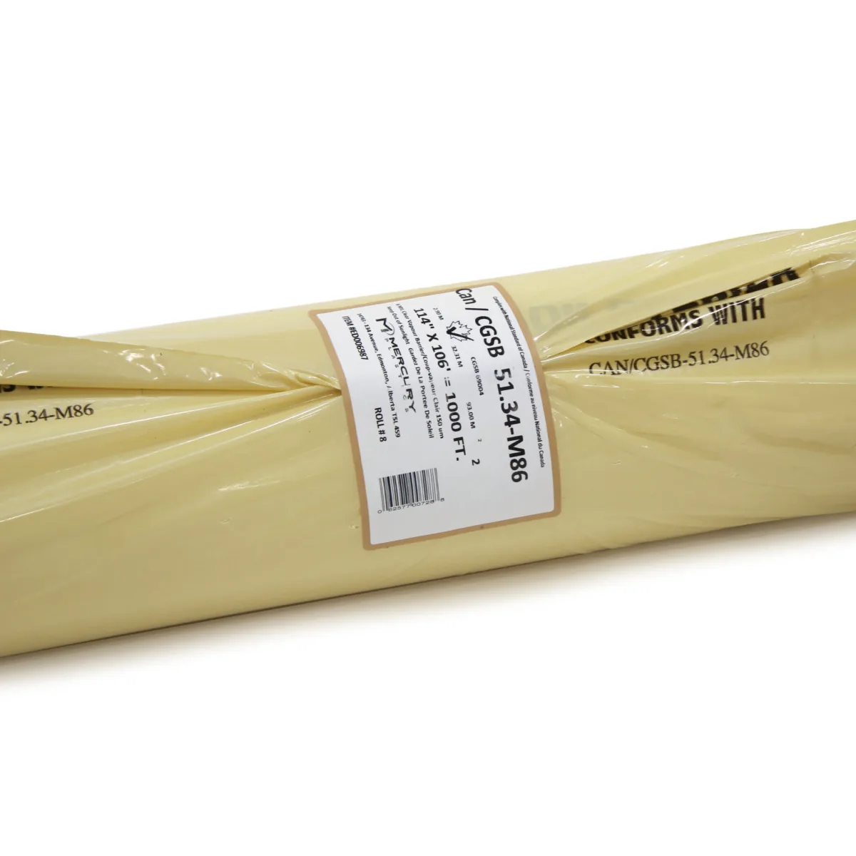 Mercury Plastics - Pare-vapeur de polyéthylène détail