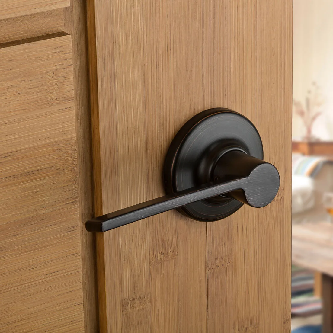 Poignée à levier Weiser, Milan, fer noir